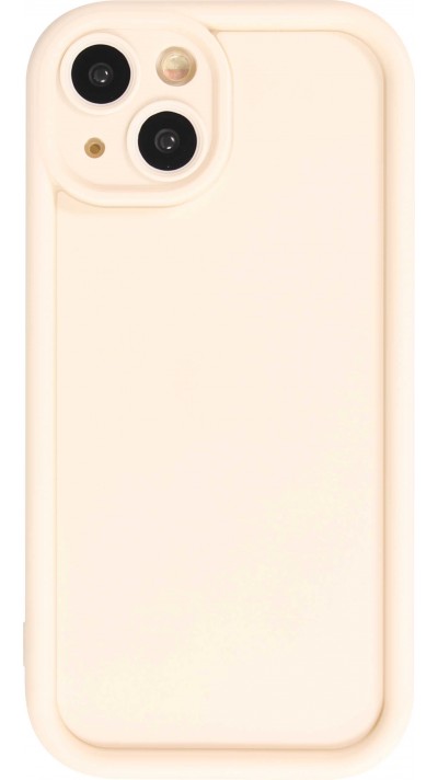 Coque iPhone 14 - gel silicone super flexible avec absorbeur de 360 degrés - Blanc