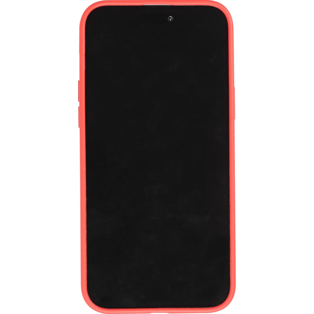 Coque iPhone 15 - Bio Eco-Friendly biodégradable écologique nature - Rouge