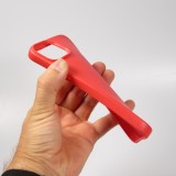 Coque iPhone 15 - Bio Eco-Friendly biodégradable écologique nature - Rouge