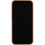 Coque iPhone 15 - Diamant strass The Bling World - Or rose