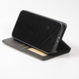 Hülle iPhone 15 - Flip Geometrisch - Schwarz/grau