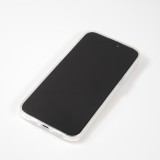 iPhone 15 Case Hülle - Gel Glossy Marmor - Weiss