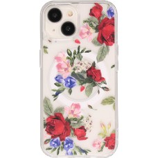 Coque iPhone 15 - Gel silicone MagSafe - Spring Vibes Flowers Nr. - 2