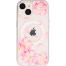 iPhone 15 Case H&uuml;lle - Gel Silikon MagSafe - Spring Vibes Flowers Nr. - 4