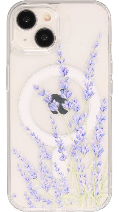 Coque iPhone 15 - Gel silicone MagSafe - Spring Vibes Flowers Nr. - 5
