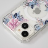 Coque iPhone 15 - Gel silicone MagSafe - Spring Vibes Flowers Nr. - 6