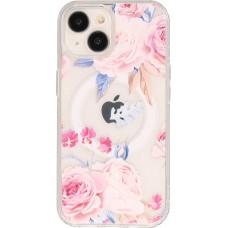iPhone 15 Case Hülle - Gel Silikon MagSafe - Spring Vibes Flowers Nr. - 8