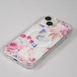 iPhone 15 Case Hülle - Gel Silikon MagSafe - Spring Vibes Flowers Nr. - 8