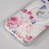 iPhone 15 Case Hülle - Gel Silikon MagSafe - Spring Vibes Flowers Nr. - 8