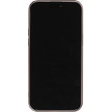 Coque iPhone 15 Plus - Gel souple avec vitre de protection caméra MagSafe - Gris foncé