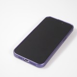 Coque iPhone 15 Plus - Gel souple avec vitre de protection caméra MagSafe - Violet