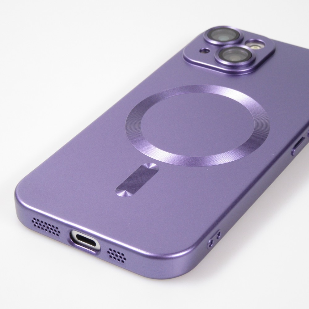 Coque iPhone 15 Pro - Gel souple avec vitre de protection caméra MagSafe -  Violet - Acheter sur PhoneLook