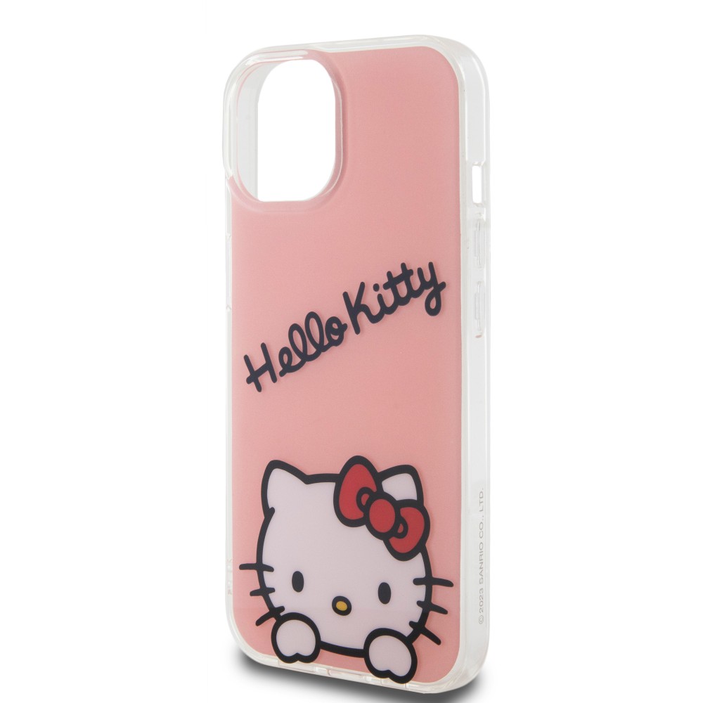 iPhone 15 Case Hülle - Hello Kitty Daydreamer Lackgel - Rosa
