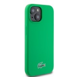 iPhone 15 Case Hülle - Lacoste Silikon Soft Touch Magsafe - Grün