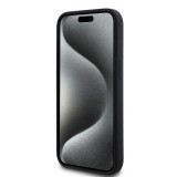 Coque iPhone 15 - Liquid Silicone DKNY New York compatible MagSafe - Noir