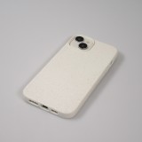 Coque iPhone 15 Plus - Bio Eco-Friendly biodégradable écologique nature - Blanc