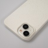 Coque iPhone 15 Plus - Bio Eco-Friendly biodégradable écologique nature - Blanc