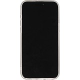 Coque iPhone 15 - Gel transparent avec paillettes - Transparent