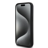 iPhone 15 Plus Case Hülle - Lacoste Silikon Soft Touch Magsafe - Schwarz