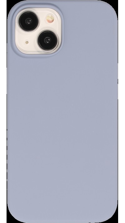 Coque iPhone 15 Plus - Soft Touch - Gris/bleu
