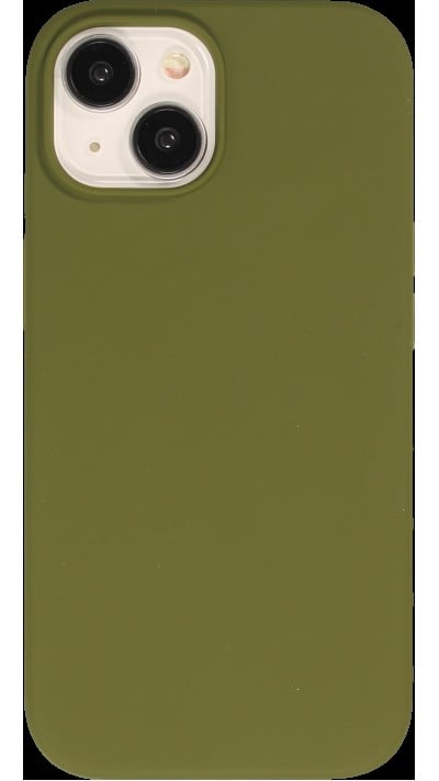 Coque iPhone 15 Plus - Soft Touch - Vert militaire