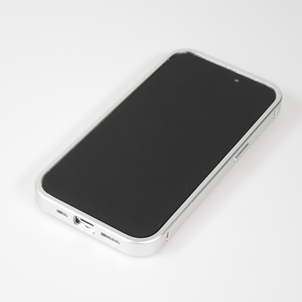iPhone 15 Pro Case Hülle - Aluminium im Mac Pro Look mit Aromatherapie und Wärmeableitung - Space Grey
