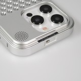 iPhone 15 Pro Case Hülle - Aluminium im Mac Pro Look mit Aromatherapie und Wärmeableitung - Space Grey