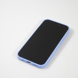 Coque iPhone 15 Pro - Coque en silicone souple avec MagSafe et protection pour caméra - Violet clair