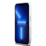 Coque iPhone 15 Pro - DKNY silicone lisse avec logo doré compatible MagSafe - Noir