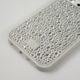 iPhone 15 Pro Max Case Hülle - Glitzer Diamant The Bling World - Silber