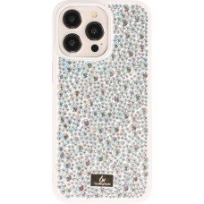 iPhone 15 Pro Max Case Hülle - Glitzer Diamant The Bling World - Weiss