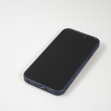 Coque iPhone 15 Pro - Diamant strass The Bling World - Bleu foncé