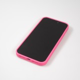 iPhone 15 Pro Case Hülle - Glitzer Diamant The Bling World - Dunkelrosa