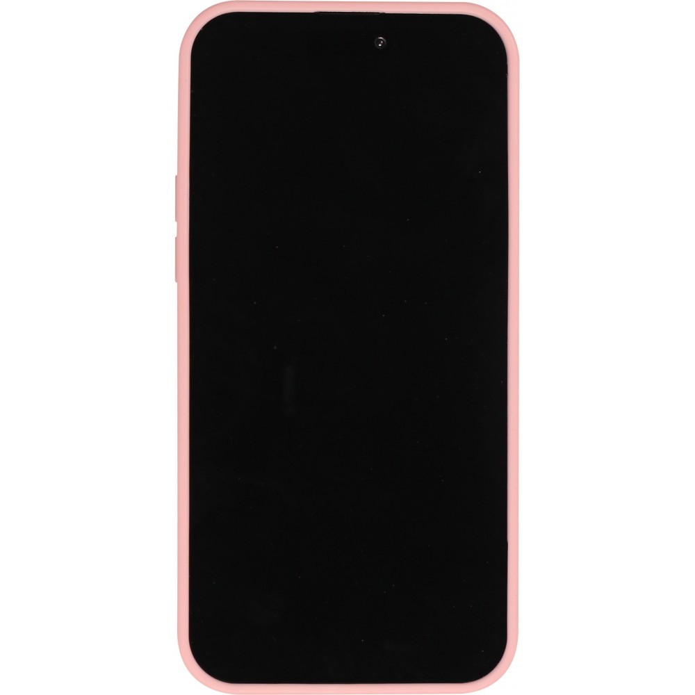 Coque iPhone 15 Pro - Diamant strass The Bling World - Rose