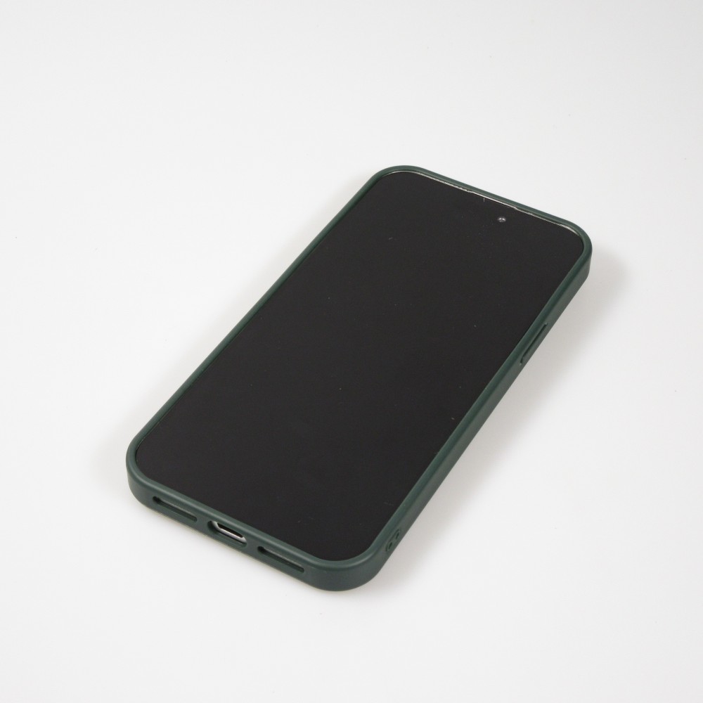 iPhone 15 Pro Case Hülle - Glitzer Diamant The Bling World - Grün