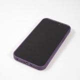 Coque iPhone 15 Pro - Diamant strass The Bling World - Violet