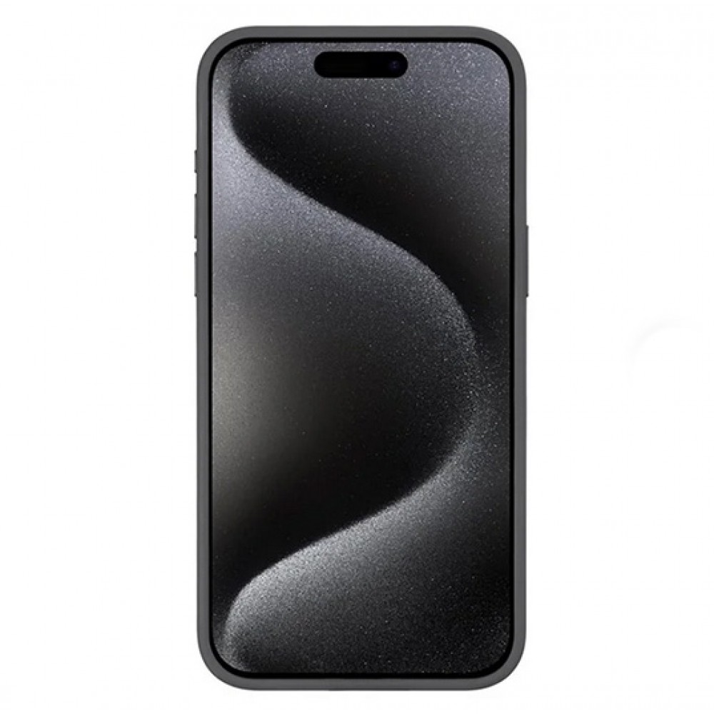 Coque iPhone 16 Pro - E-Ink Display DIY avec technologie NFC pour photo personnalisée - Noir