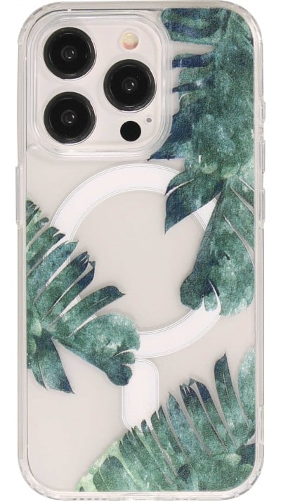 iPhone 15 Pro Case Hülle - Gel Silikon MagSafe - Spring Vibes Flowers Nr. - 3