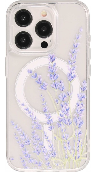 iPhone 15 Pro Case Hülle - Gel Silikon MagSafe - Spring Vibes Flowers Nr. - 5