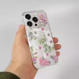 Coque iPhone 15 Pro Max - Gel silicone MagSafe - Spring Vibes Flowers Nr. - 7