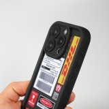 Coque iPhone 14 - Gel souple DHL Frankfurt avec bords renforcés - Noir