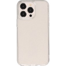 Coque iPhone 15 Pro Max - Gel transparent avec paillettes - Transparent