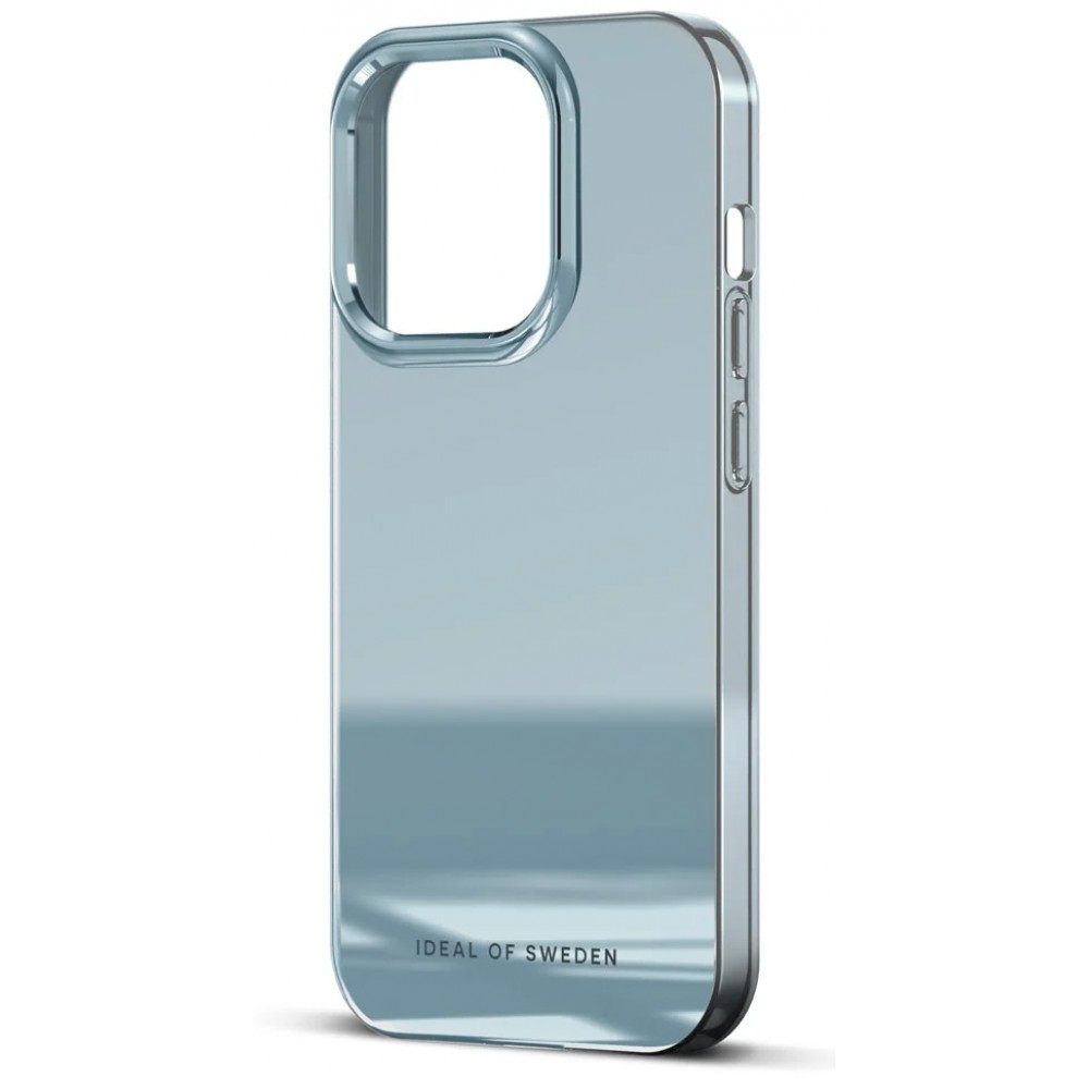 iPhone 15 Pro Case Hülle - Ideal of Sweden miroir sky blue silicone rigide - Blau