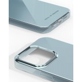iPhone 15 Pro Case Hülle - Ideal of Sweden miroir sky blue silicone rigide - Blau