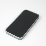Coque iPhone 15 Pro Max - MWK Cyber Grid silicone avec MagSafe - Gris