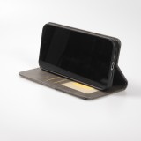 Coque iPhone 15 Pro Max - Flip Géometrique - Gris