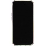 iPhone 15 Pro Max Case Hülle - Silikon Bumper glitzer blur mit Herz - Rosa