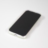iPhone 15 Pro Max Case Hülle - Silikon Bumper glitzer blur mit Herz - Rosa