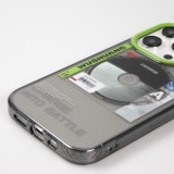 Coque iPhone 15 Pro Max - Gel silicone rigide MagSafe TGVIs Space Series Explore Wushuang Universe - Gris