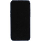 iPhone 16 Pro Case Hülle - Gummi weich mit Kameraschutzglas MagSafe - Dunkelblau